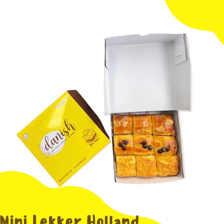 

SuperSale Danish Mini Lekker Holland / Boterkoek 10x10cm (9 potong) Wangi Butter yang BIkin Nagih by danishdapurcake