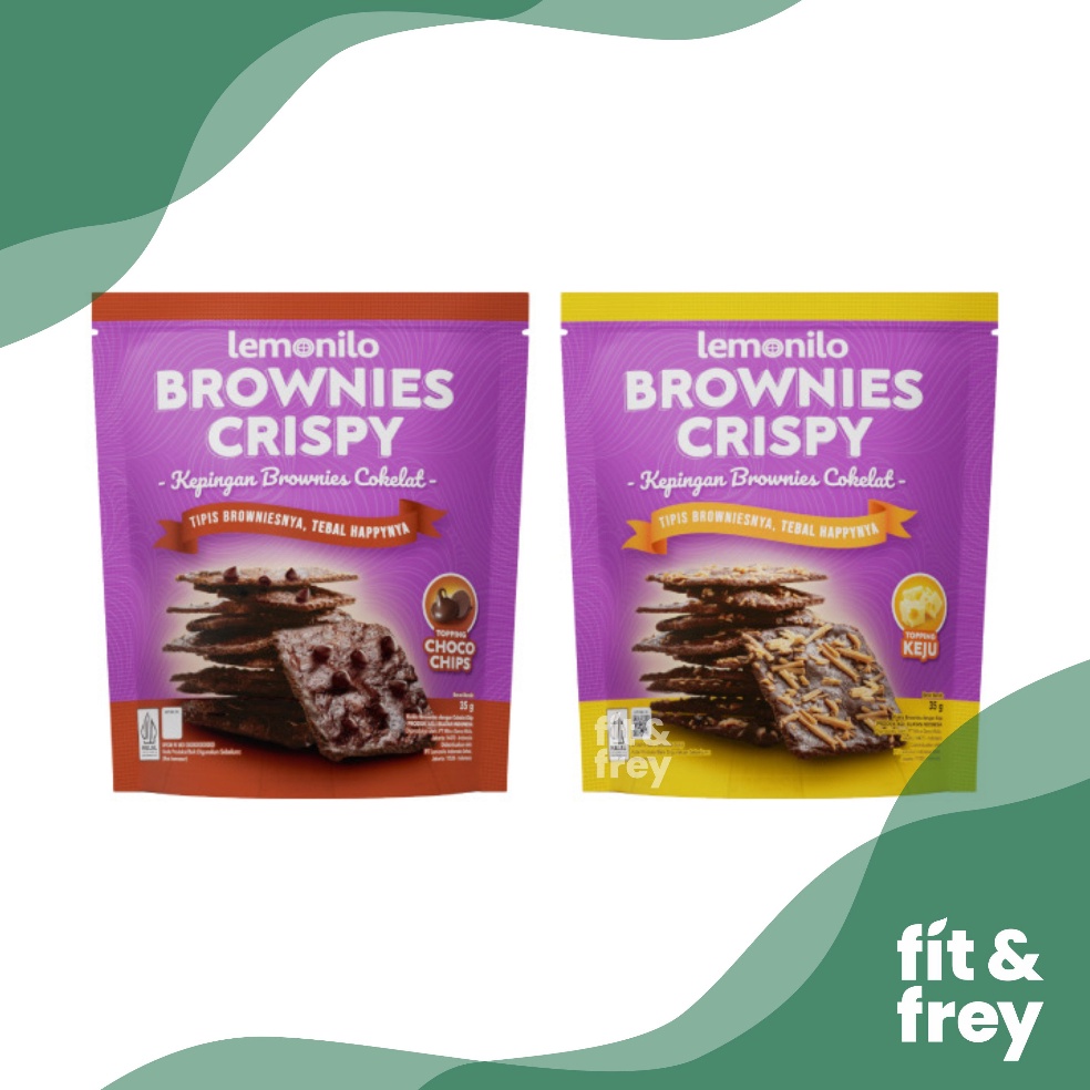 

Stok baru LEMONILO Brownies Crispy - Chocochips Keju - Cemilan Diet Sehat - Lemonilo Bronis Coklat - Lemonilo Brownie Cheese