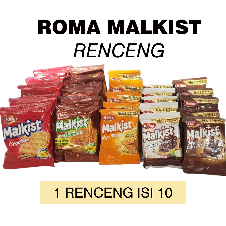 

Kejar Promo ROMA MALKIST RENCENG ISI 10