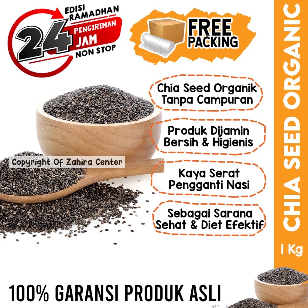 

Terbaru 12.12 Chia Seed Premium 1Kg Mexico Kualitas Terbaik Untuk Diet Keto Kaya Serat Pengganti Nasi Shirataki buruan