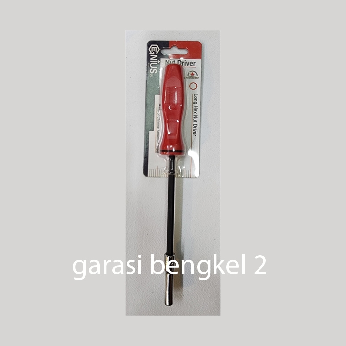 Genius Tools Long Hex Nut Driver 5.5mm Obeng Socket 5,5mm