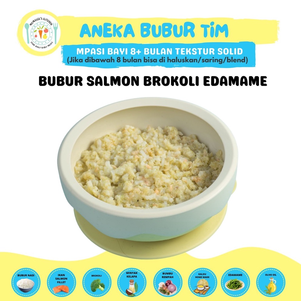 

Wow banget BUBUR SALMON BROKOLI EDAMAME (CATERING MAKANAN BAYI MPASI FROZEN BEKU/PENAMBAH BERAT BADAN ANAK)