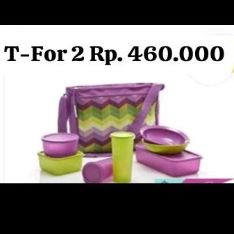 Tupperware t for 2/ wadah atau tempat makanan/1set perlengkapan wadah untuk makan dan minum