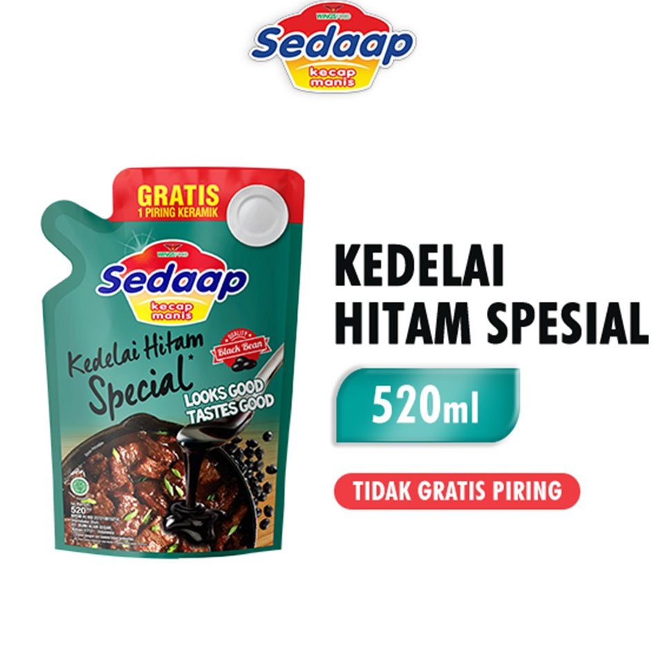 

Belanja disini Sedaap Kecap Manis Kedelai Hitam Spesial Pouch 520 ml