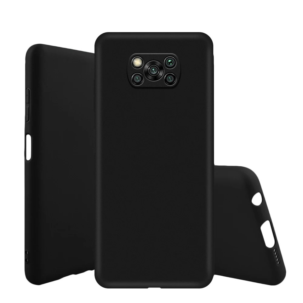 Xiaomi Poco X3 - X3 Pro Case Softcase BLACK MATTE Case Casing Hp Xiaomi Poco X3 - X3 Pro