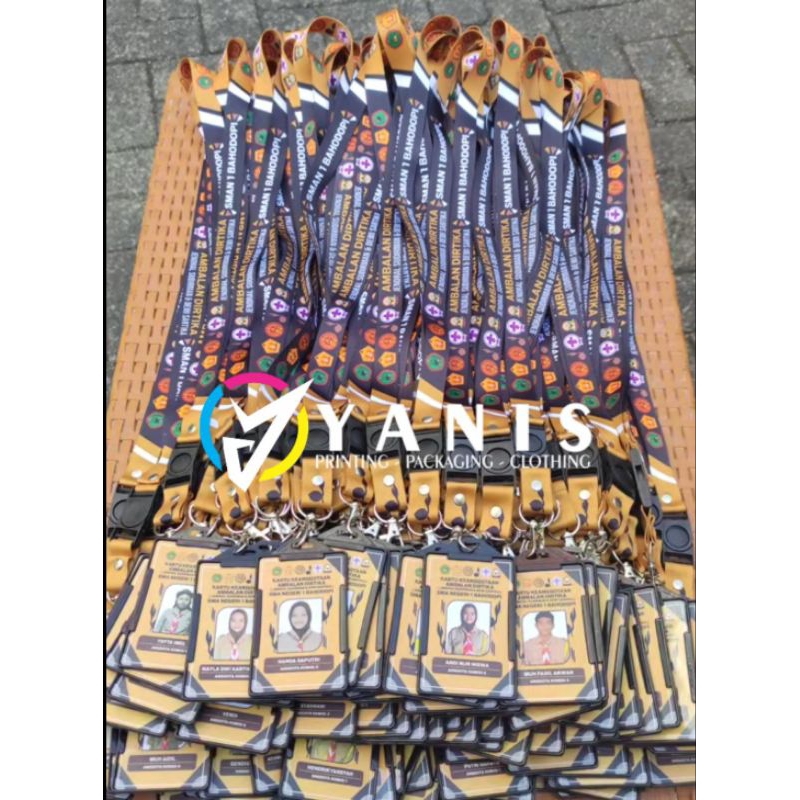 

Full Set Tali Lanyard + Id Card + Frame Id Card Custom (minimal order 15 pcs)