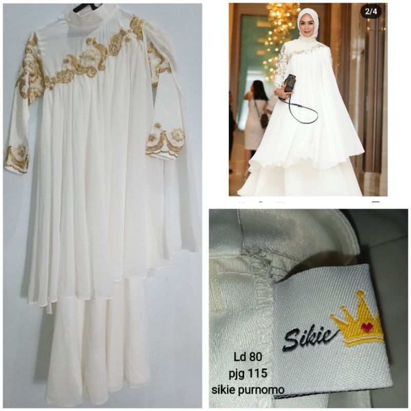 Gaun by sikie purnomo like new ( Nett)