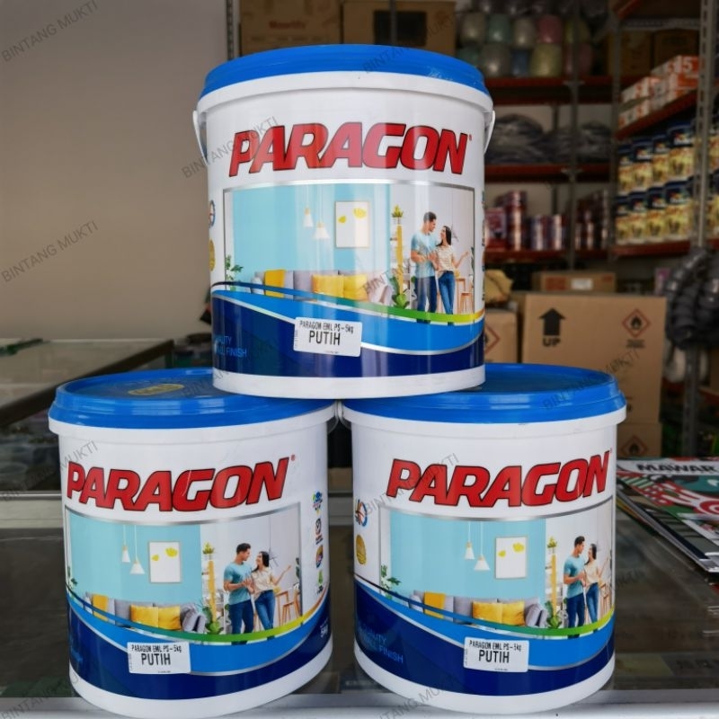 Cat Tembok PARAGON 5kg putih - warna