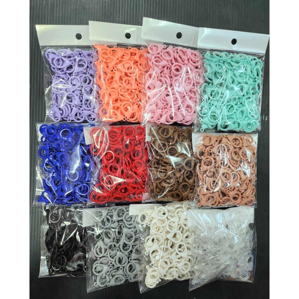 ✨Grosir✨ 100pcs Kait 25 Kokot Plastik Kaitan Udang 25mm 2,5cm grosir