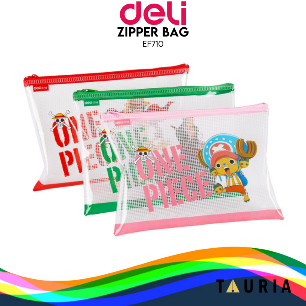 

Deli F710 Zip Lock Bag Pouch Multifungsi Anti Air One Piece A5