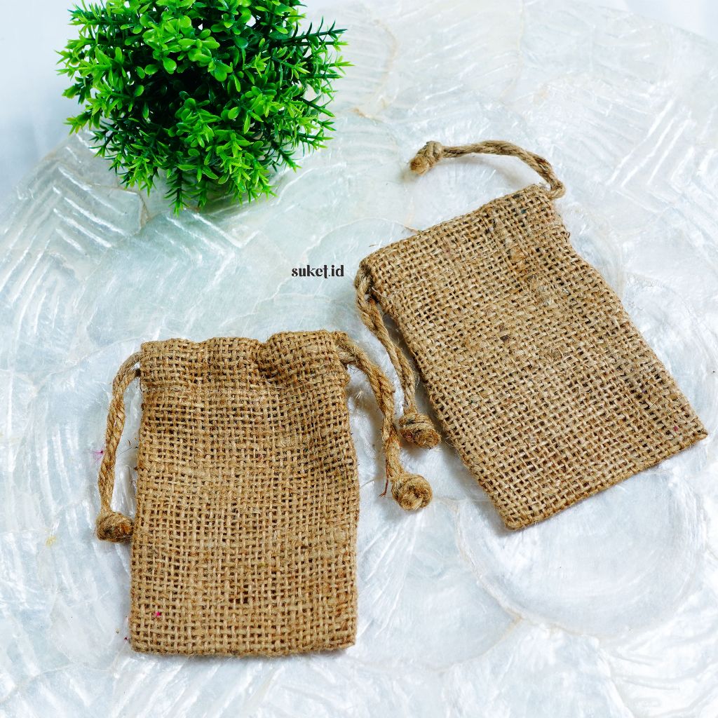 Kantong Goni  - Pouch Goni Serut - Custom Souvenir Pernikahan