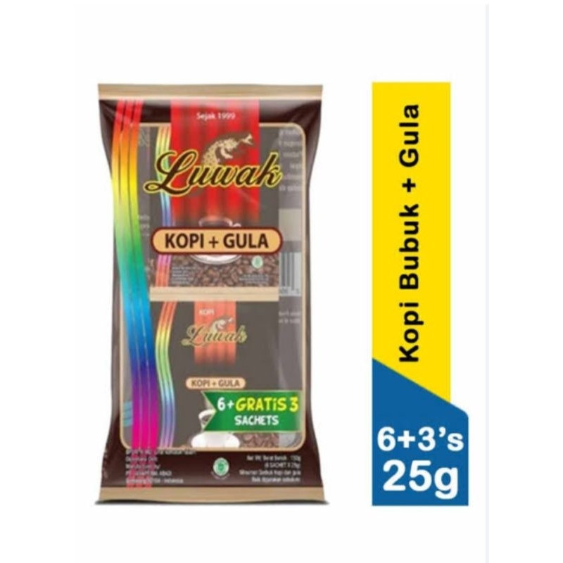 

Luwak Kopi + Gula 6 gratis 3