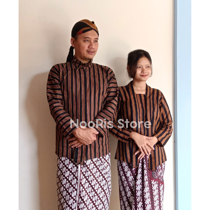 Setelan Lurik Pria Wanita Baju Lurik Couple Setelan Lurik Baju Adat Jawa Lurik Jawa Baju Prewedding