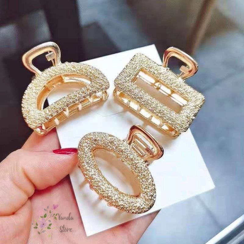 [Jd Gold372S] Jedai Gold Metalik 4,5cm | Jedai Rambut Gold Korea Style | Jedai Rambut