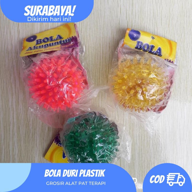 [COD SURABAYA] BOLA DURI PLASTIK terapi tangan pasien pasca stroke melancarkan peredaran darah malal