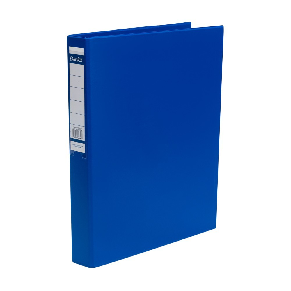 

Bantex Ring Binder 2 Ring O 25mm Folio Cobalt Blue