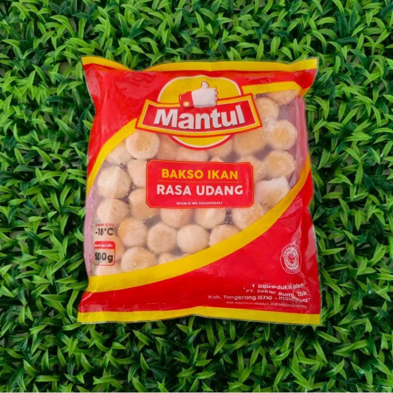 

Mantul Bakso Ikan Rasa Udang & Cumi - Berat 500 Gr