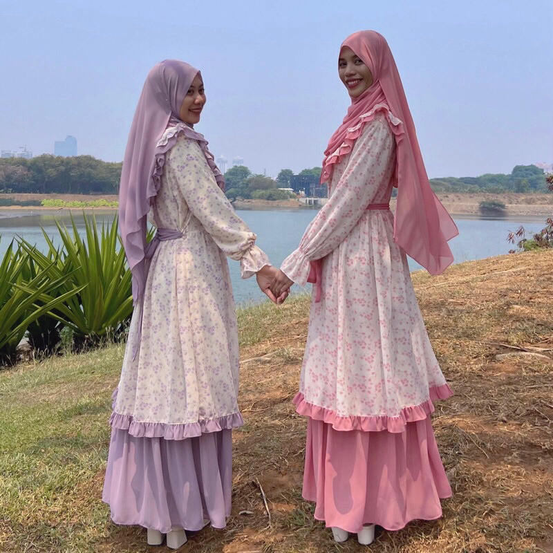 KyungMi Series Aliyah Dress, Cathleen Dress, Enzira Dress by STUDHijabstore, Gamis Kekinian Maxi Dre