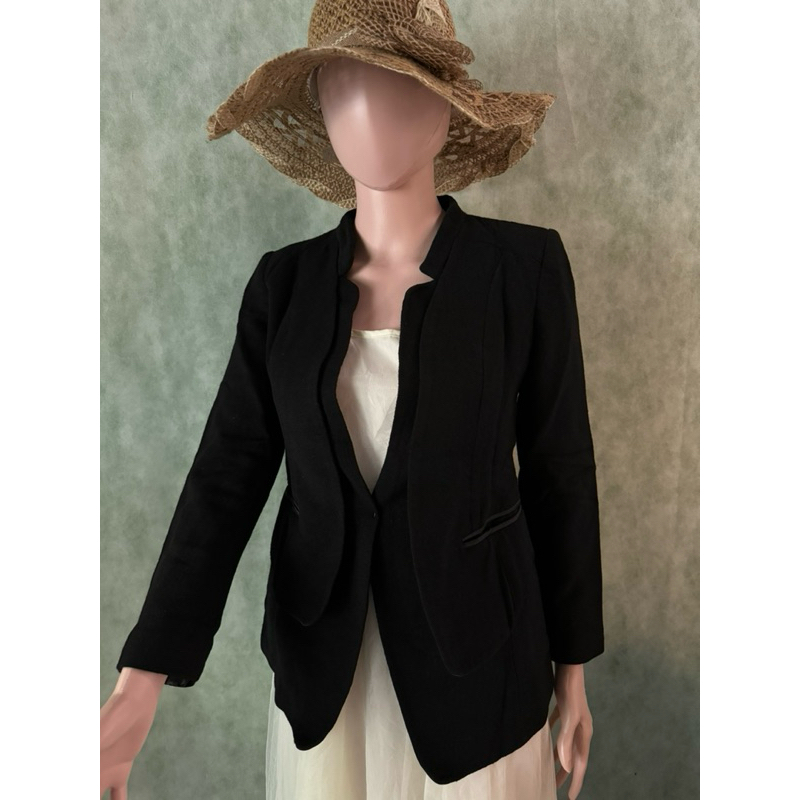 Preloved/Thrift Blazer Hitam Premium/Black Blazer Olivia Hassler Korean Style