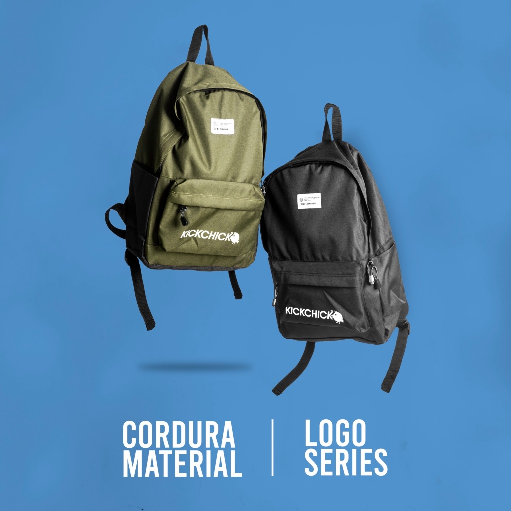 12.12 FLASH SALE Kickchick Kickchickcloth Backpack Tas Ransel Pria Wanita Tas Sekolah Tas Punggung D