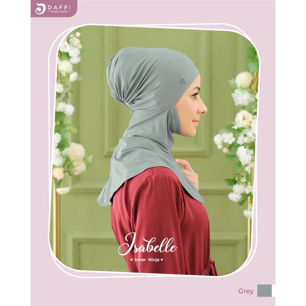 Daffi Hijab Inner Isabelle Inner Ninja Jersey Spandex Aksen Ziiper Pada BAgian BelakangHijab Yessana Ejamas Store