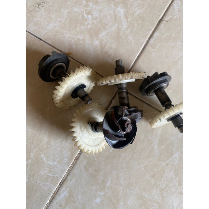 as pumpa water pump ninja r rr ss set kipas water pump(bekas)