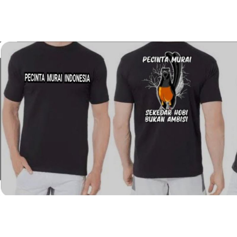 Kaos gambar murai batu kaos gambar Kacer baju gambar cucak ijo baju gambar burung baju bapak bapak d