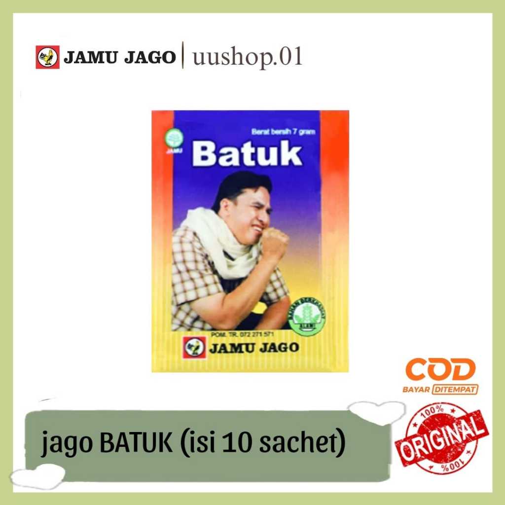 

Jamu Jago Batuk (isi 10 sachet)