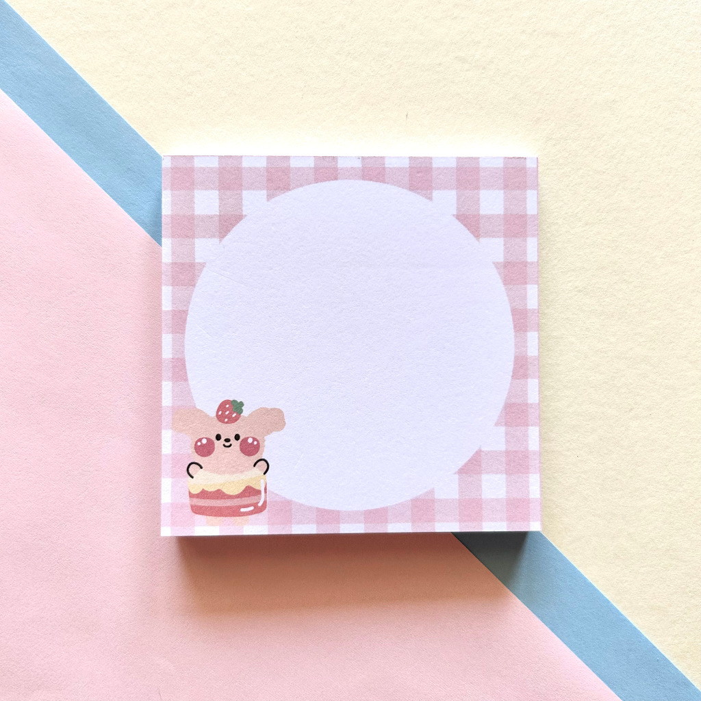 

HOUI - Memopad Lucu Cute Colorful // PINK 8 x 8 cm