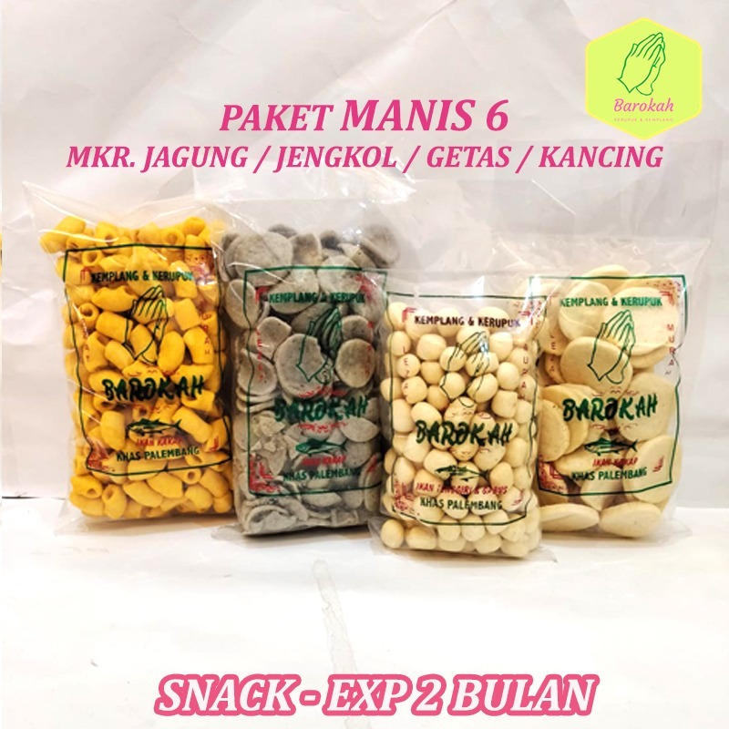 

PAKET MANIS 6 KERUPUK MAKARONI JAGUNG JENGKOL GETAS SUPER KEMPLANG KUALITAS NO 2