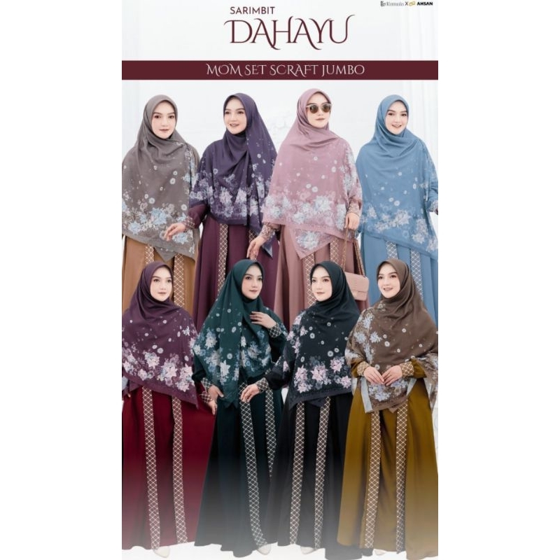 SCARF / Hijab segiempat DAHAYU BY KUMALA | Scarf 115 | | Scarf Motif 140x140 | Hijab Motif segi empa