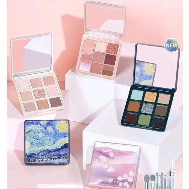 [Ready] GOGO TALES Secret Garden Eyeshadow Van Gogh Ver Palette| Gogo Tales| Gogo Tales Eyeshadow| E