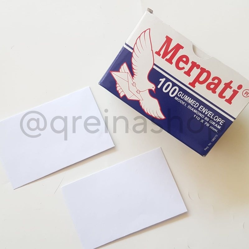 

#KarensMart Amplop Merpati 110×70mm isi 100 lembar