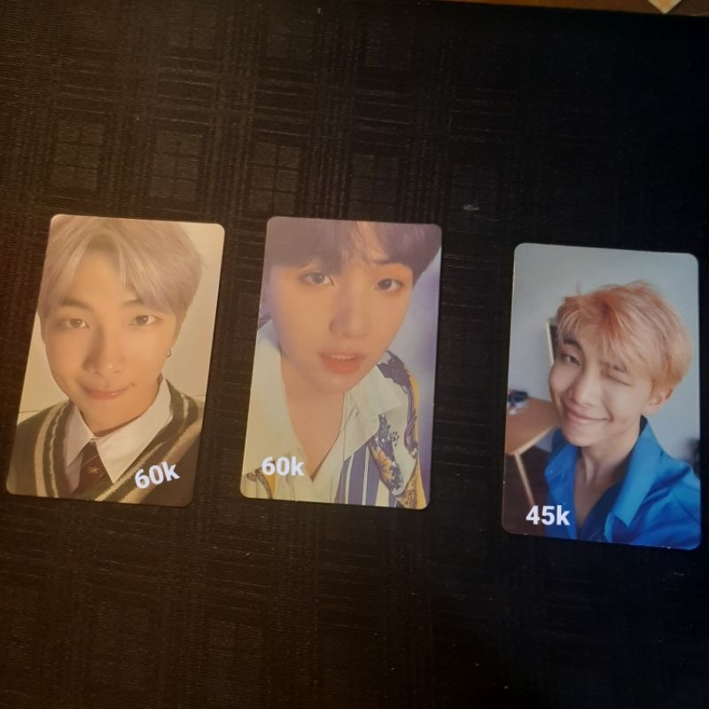 official photocard pc BTS Namjoon RM SUGA Yoongi Persona MOTS 7 HER L map of the soul