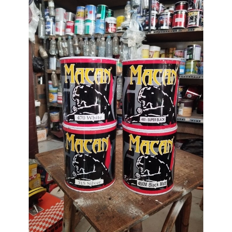 CAT DUCO NC MACAN. CAT GLOSSY HITAM PUTIH SILVER. CAT HITAM DOFF TERMURAH