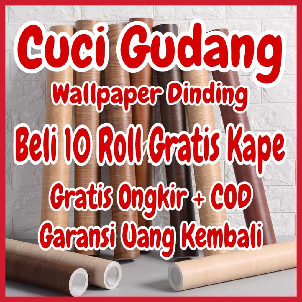 WALLPAPER WALPAPER STICKER STIKER DEKORASI KACA JENDELA DINDING KAMAR TIDUR RUMAH POLOS CUSTOM MOTIF