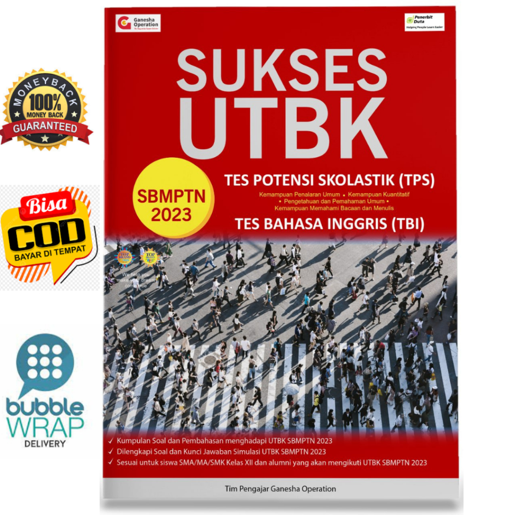 SUKSES UTBK 2023: TES POTENSI SKOLASTIK & TES BAHASA INGGRIS