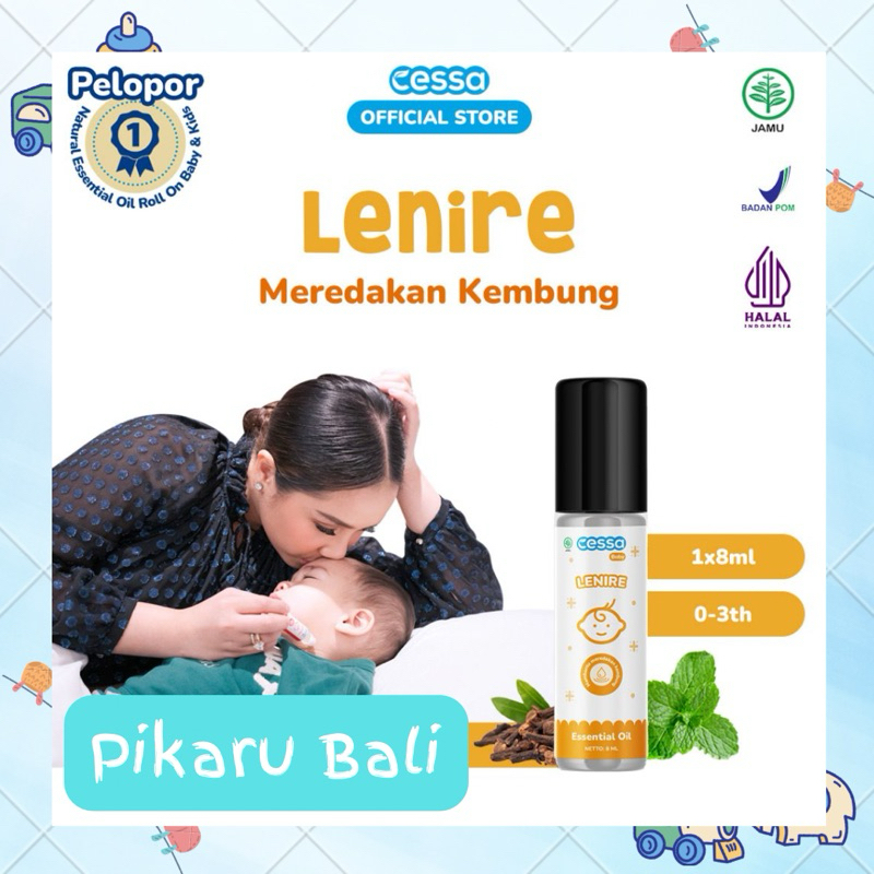 cessa baby lenire essential oil meredakan kembung dan menenangkan bayi rewel