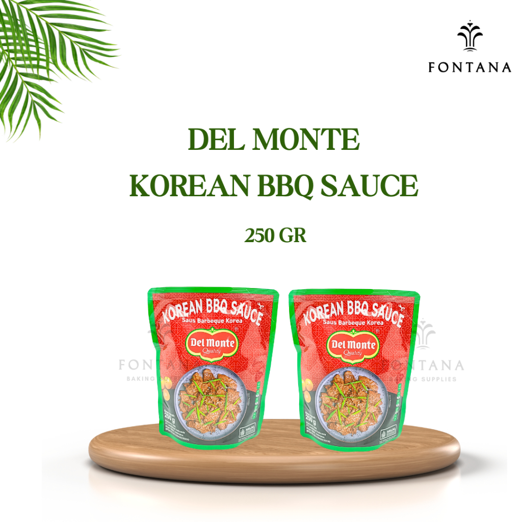 

DEL MONTE KOREAN BBQ SAUCE 250 GR / SAUS KOREAN BARBEQUE DEL MONTE 250 GR