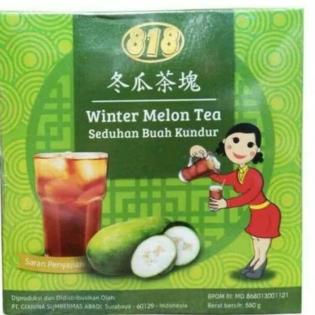 

STAR BRANDS Winter Melon Tea 818 isi 4 kotak - minuman dari buah kundur untuk panas dalam serbuuu !