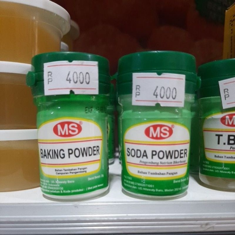 

MS Baking Powder 20gr / Soda Powder 25g