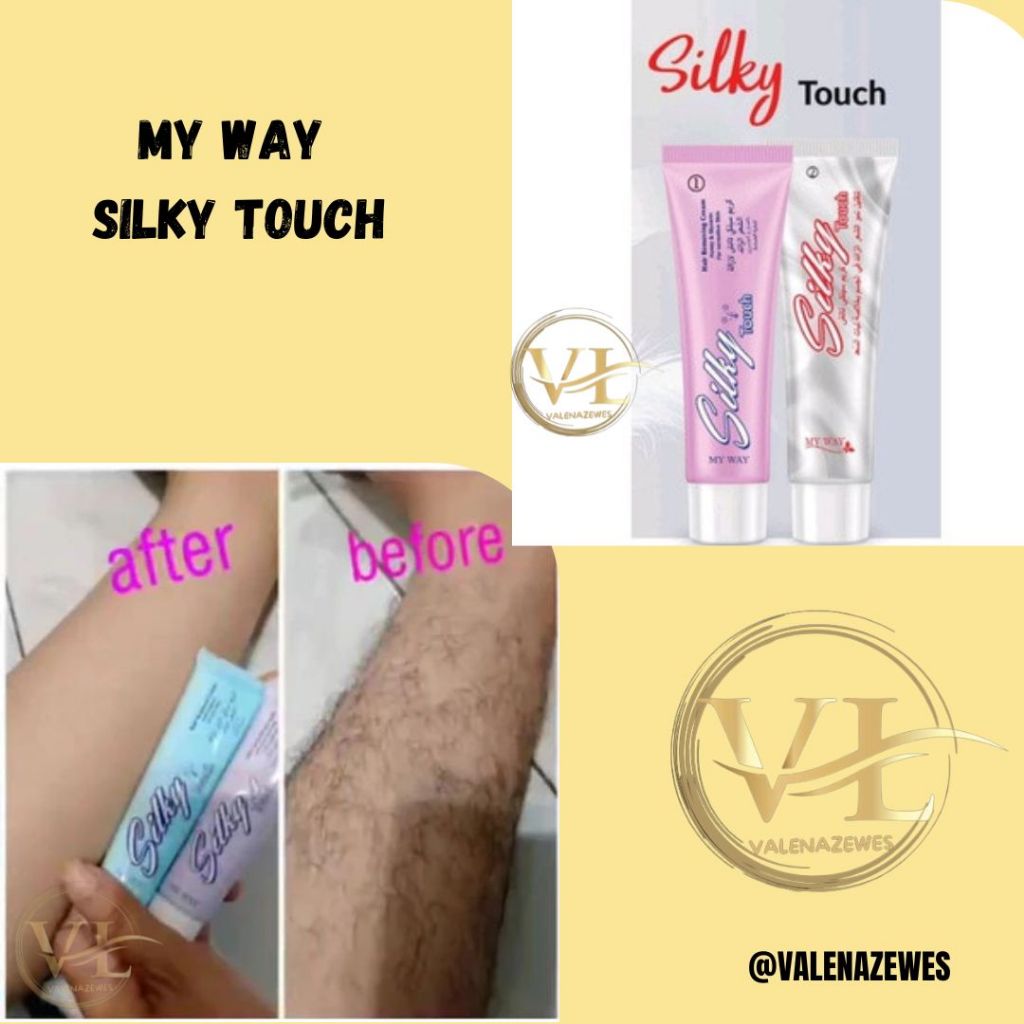 ☄️Shopeng Day✅ MY WAY SILKY PERONTOK BULU || Silky Touch perontok Bulu My Way Hair remover with yogu