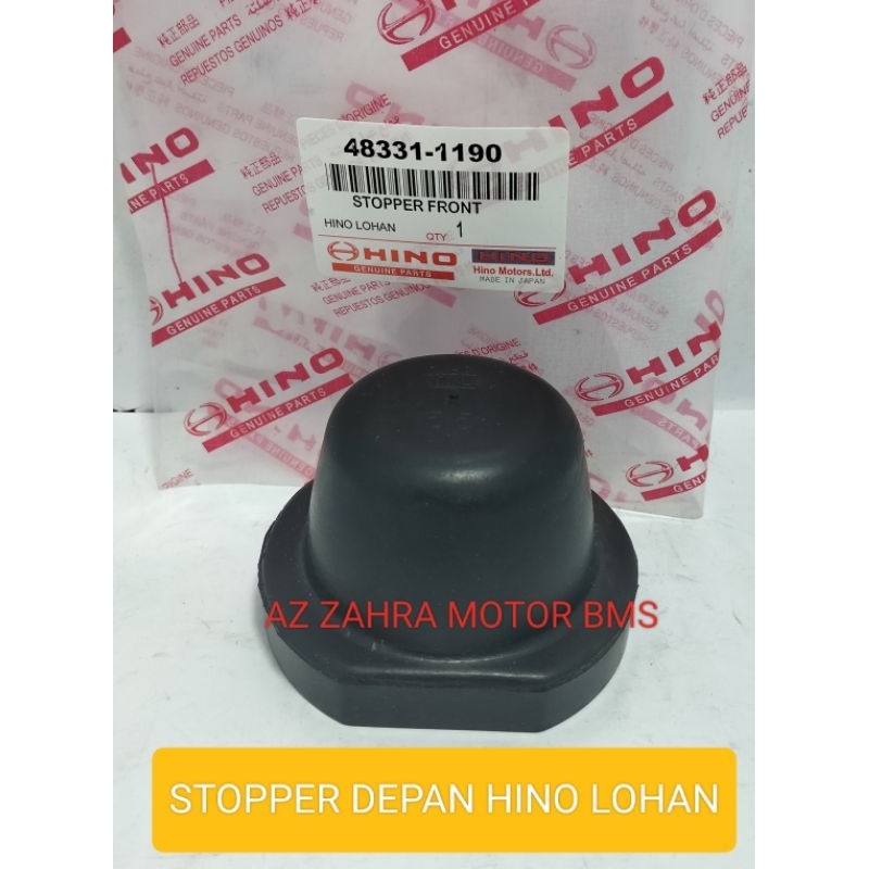 STOPPER DEPAN HINO LOHAN/KARET TAHANAN PER DEPAN HINO LOHAN