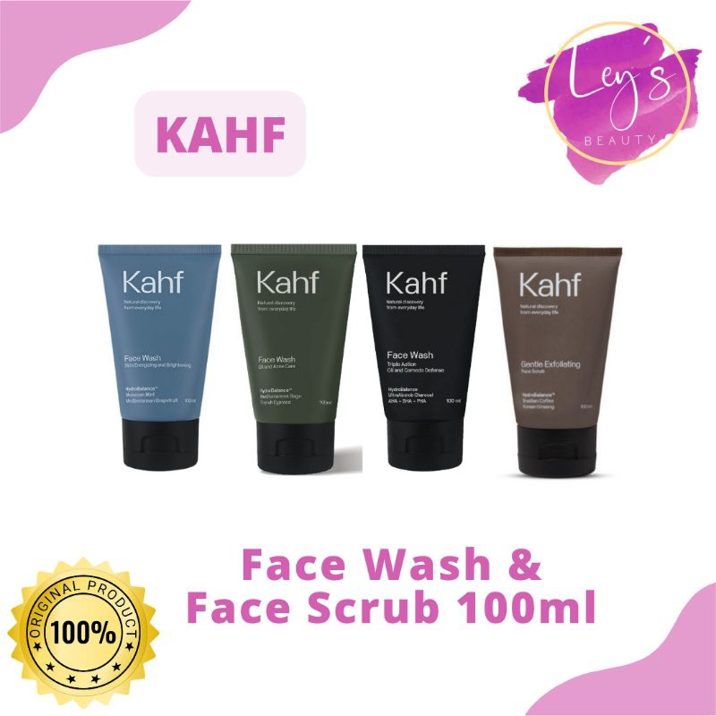 Kahf Face Wash & Face Scrub