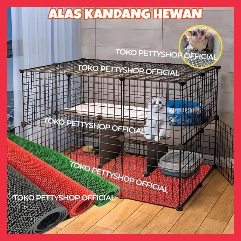 ALAS KANDANG HEWAN 40X60 CM || STYPE MAT KARPET JARING ANTI SELIP