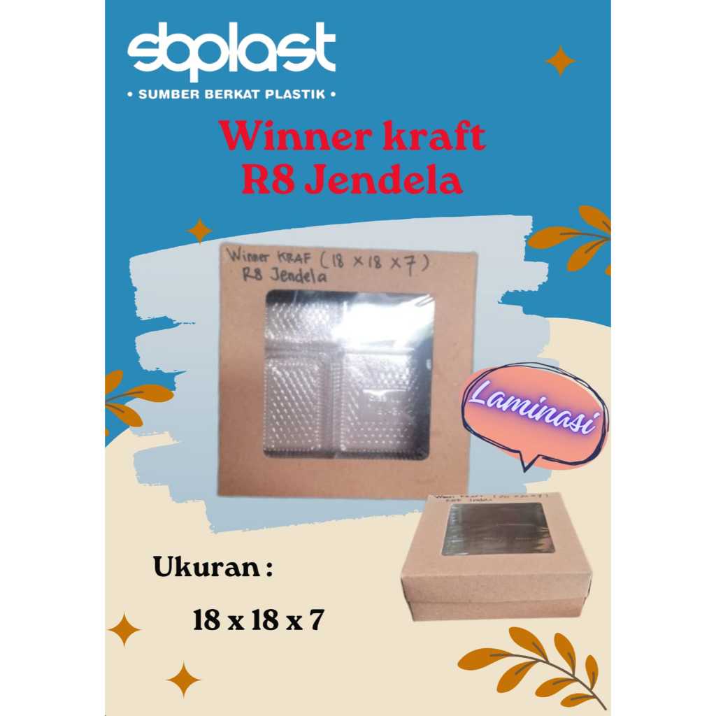 

winner kraf jendela / Dos KUE EFLUTE WINDOW Tinggi 7cm | Dus Kotak Jendela
