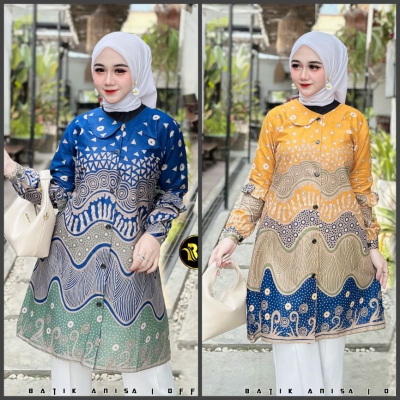 Tunik Batik Wanita Modern Atasan Batik Wanita Modern Batik Wanita Jumbo