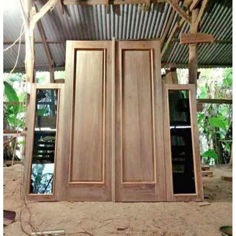 paket kusen pintu dan jendela jati lokal