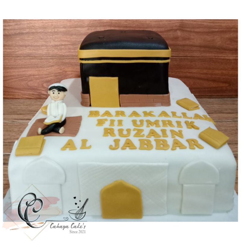 

Kue Ulang Tahun Umroh / Mekkah Cake / Kue Ultah Haji