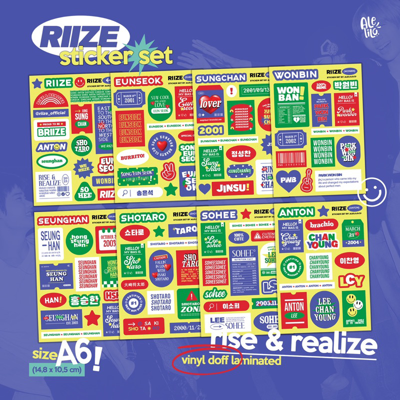 

RIIZE STICKER SET